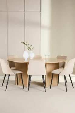 Venture Home Spisebord Strada med stol Night Beige Sale