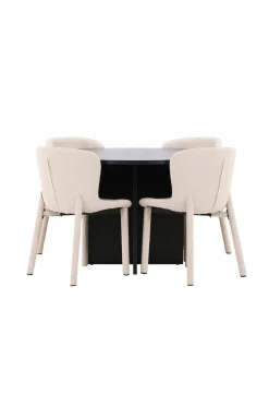 Venture Home Spisegrupper>Spisebord Strada med Astoria-stol Beige