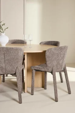 Venture Home Spisebord Strada med Astoria-stol Brun Sale