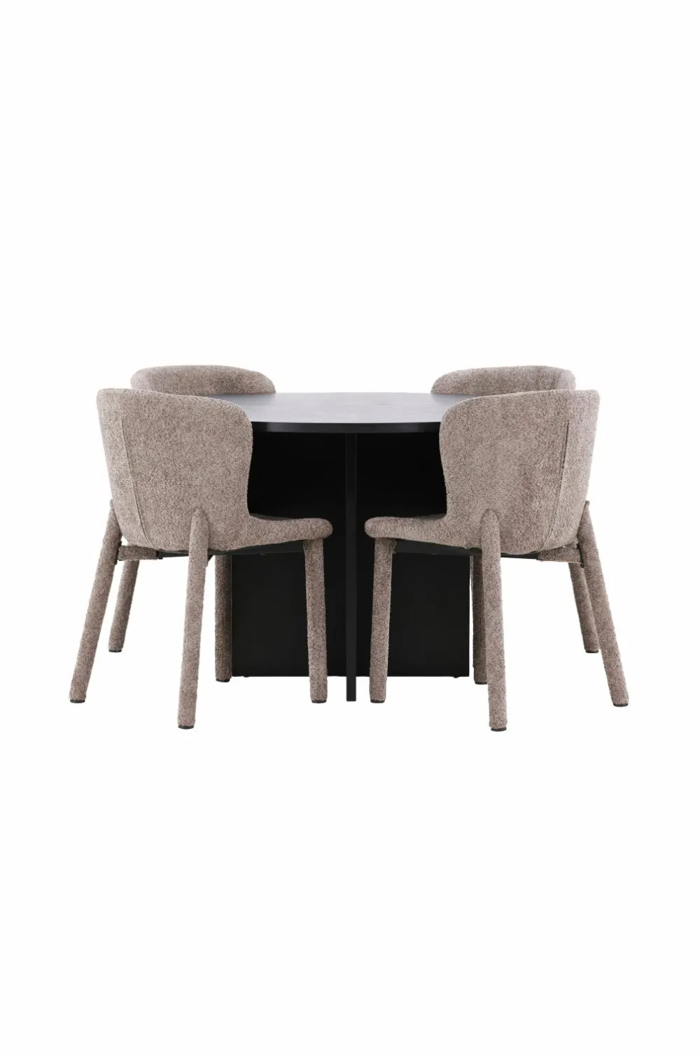 Venture Home Spisebord Strada med Astoria-stol Brun Clearance