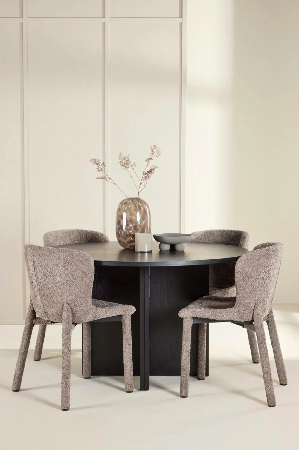 Venture Home Spisebord Strada med Astoria-stol Brun Clearance