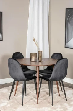 Venture Home Spisegrupper>Spisegruppe Plaza med 4 stole Polar Walnut