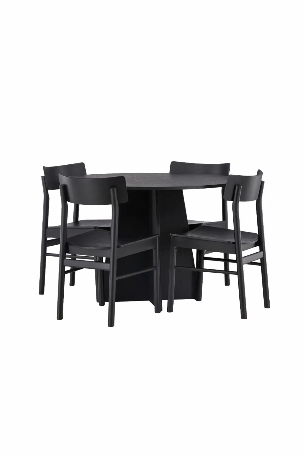 Venture Home Spisegrupper>Spisegruppe Bootcut Round og stolene Montros Sort