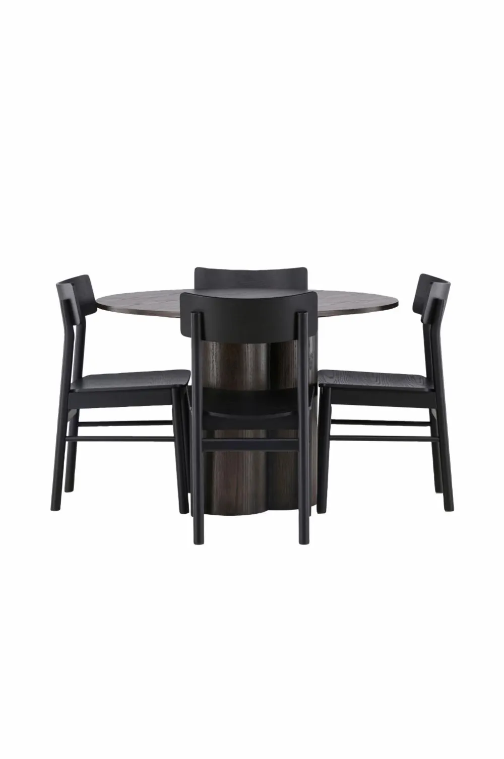 Venture Home Spisegrupper>Spisegruppe Olivia og stolene Montros Sort
