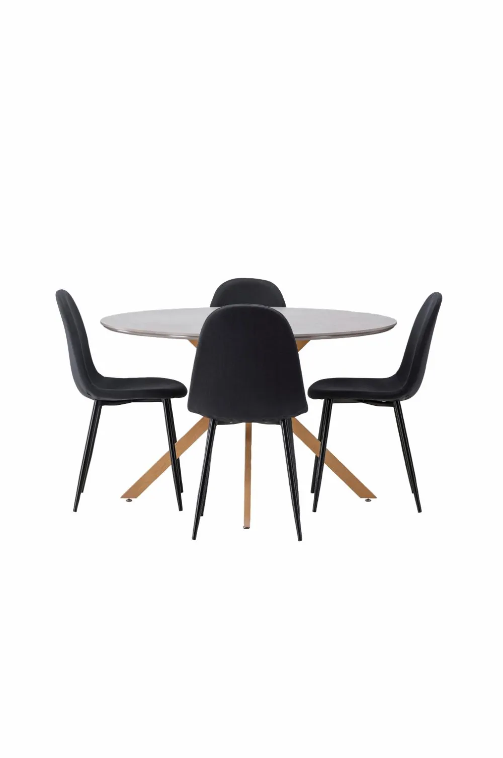 Venture Home Spisegrupper>Spisegruppe Piazza og stolene Polar Sort