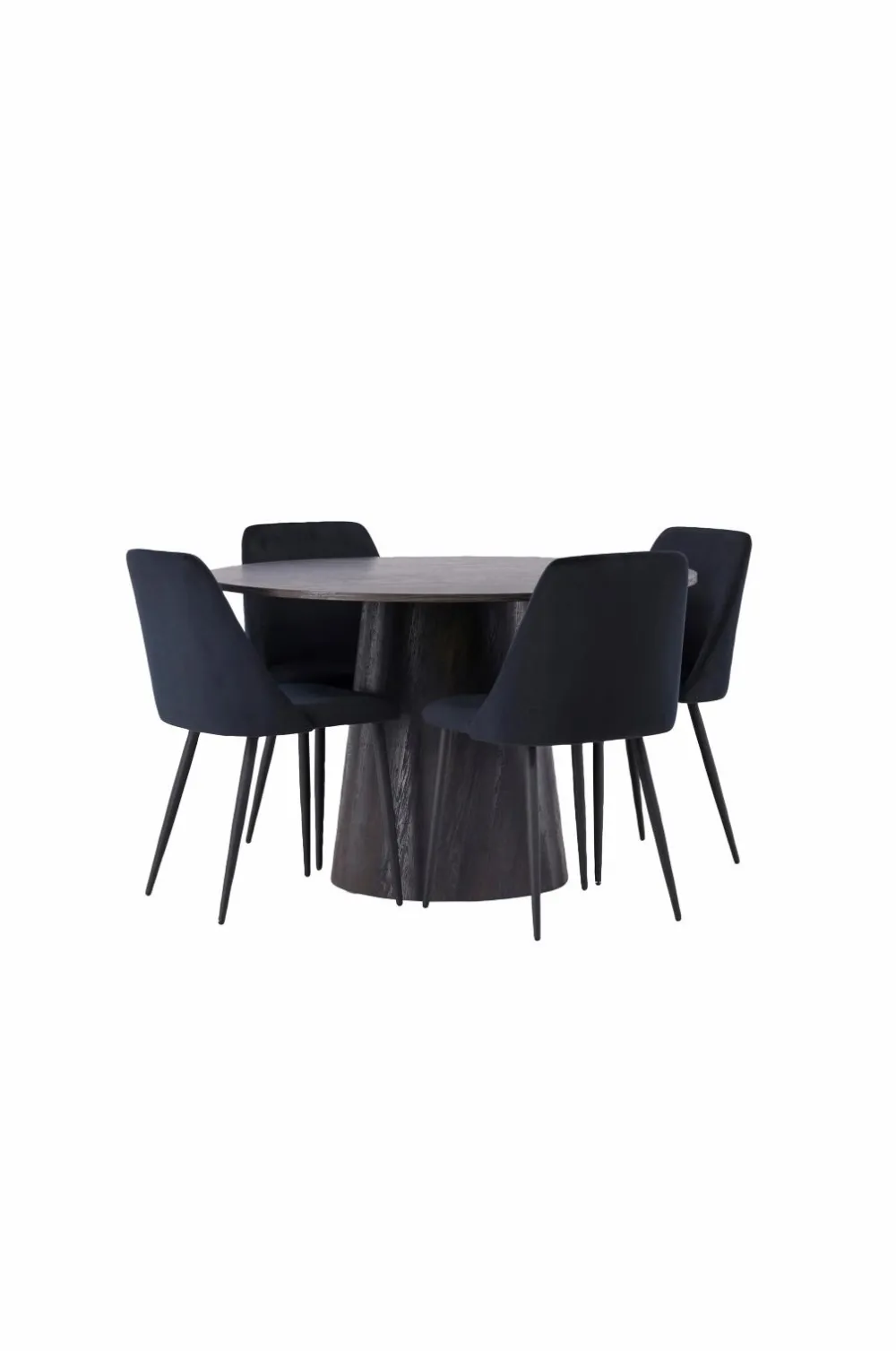 Venture Home Spisegrupper>Spisegruppe Lanzo med 4 stole Night Black