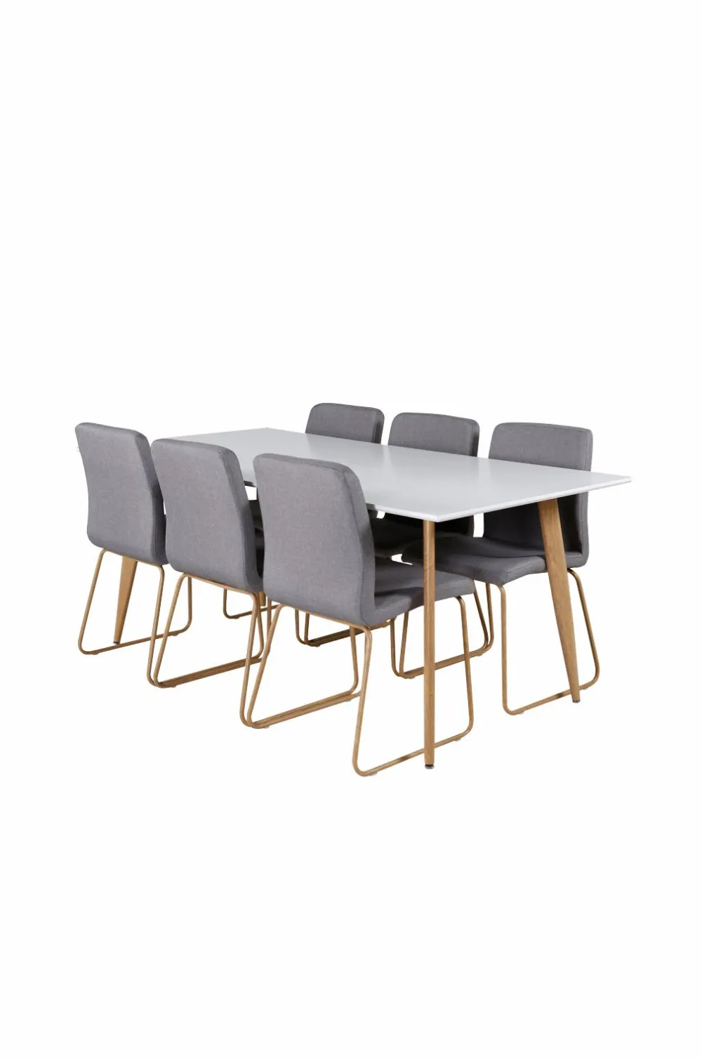 Venture Home Spisegrupper>Spisegruppe Polar med stolene Mace Grå