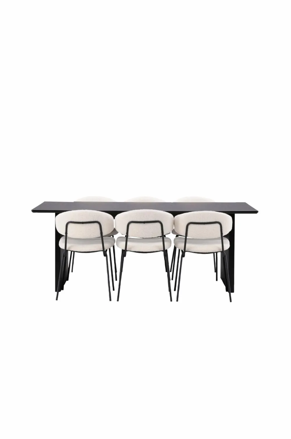 Venture Home Spisegrupper>Spisegruppe Vail med 6 stole Chico Black