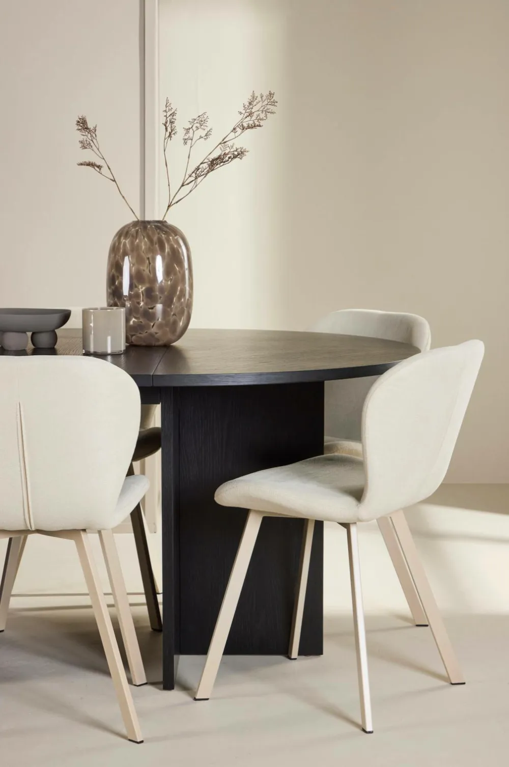 Venture Home Strada-spisebord med Lilja-stol Beige Hot