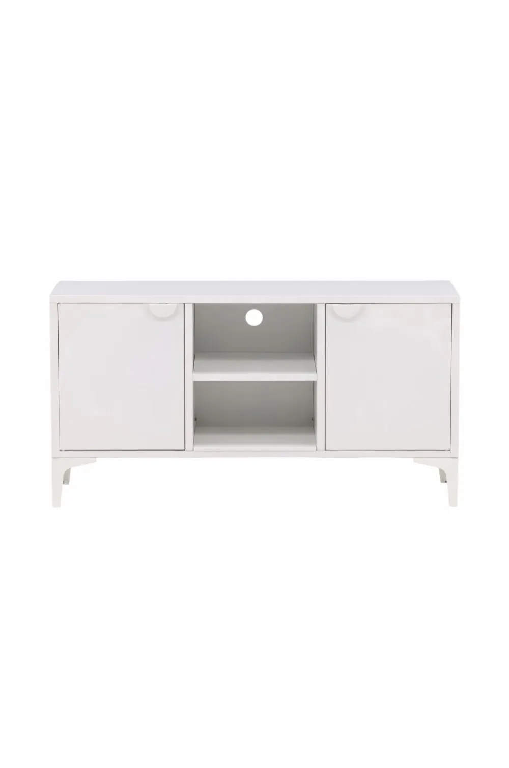 Venture Home TV-bænk Piring Sort/hvid Clearance
