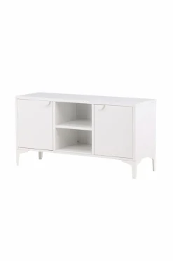 Venture Home TV-bænk Piring Sort/hvid Clearance