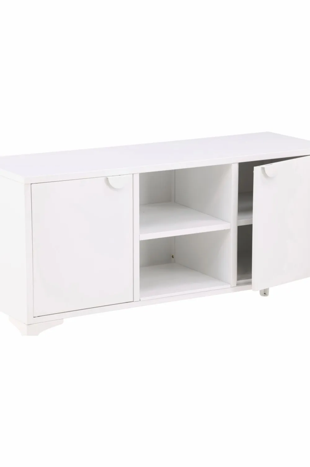 Venture Home TV-bænk Piring Sort/hvid Clearance