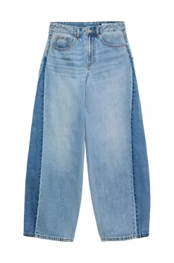 Vero Moda Jeans Vmzelda HR Bareel Two Toned Dnm Medium blue denim New