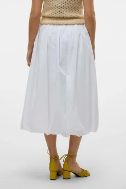 Vero Moda Nederdel vmFriba MW 7/8 Balloon Skirt Wvn GA Snow white Online