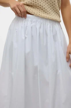 Vero Moda Nederdel vmFriba MW 7/8 Balloon Skirt Wvn GA Snow white Online