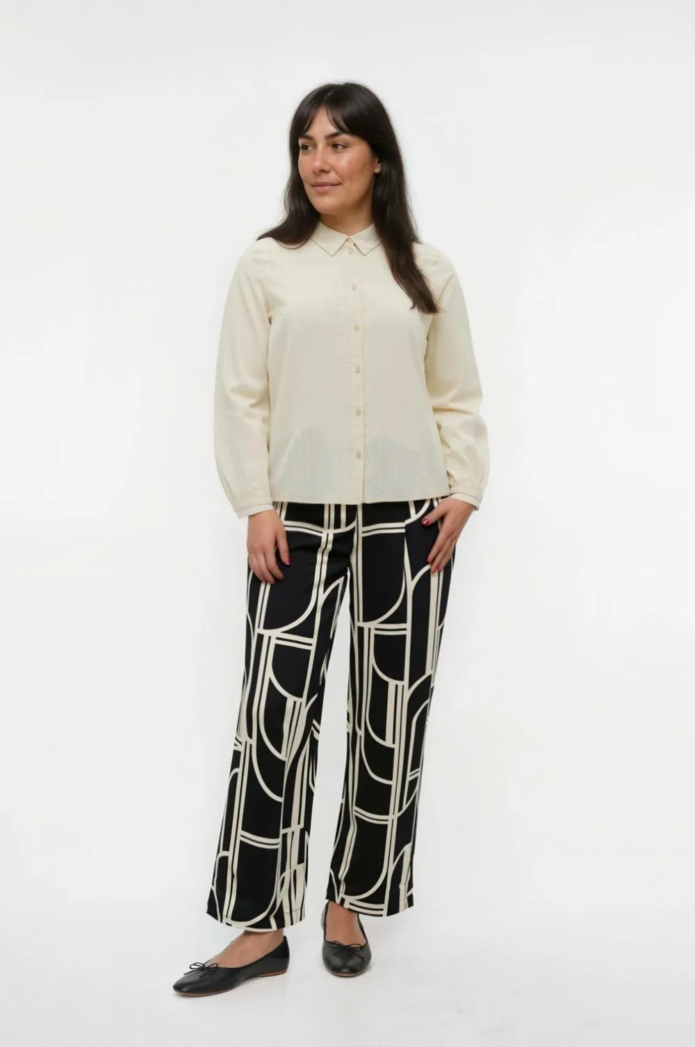 Vero Moda Curve Bukser vmChadley MW Black Best