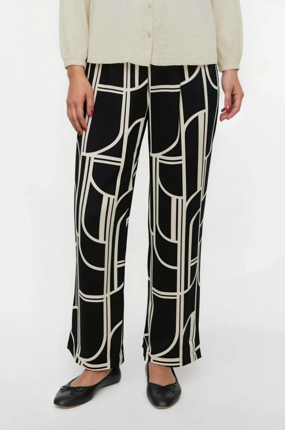 Vero Moda Curve Bukser vmChadley MW Black Best