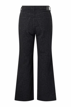 Vero Moda Curve Jeans vmcTessa HR Wide Animal Print Black denim Online