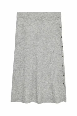 Vero Moda Curve Nederdele>Maxi nederdel Vmcsally NW Ankle Light grey melange