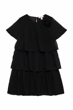 Vero Moda Girl Kjoler>Kjole vmFelicia SS Ruffle Black