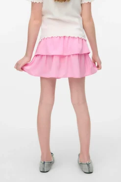 Vero Moda Girl Nederdel vmEmma Smock Layer Short Skirt Wvn Bonbon Hot