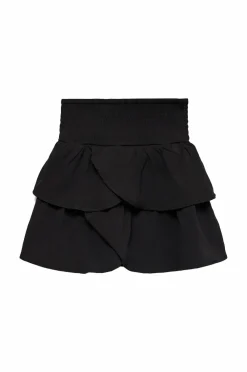 Vero Moda Girl Nederdele>Nederdel vmEmma Smock Layer Short Skirt Wvn Black