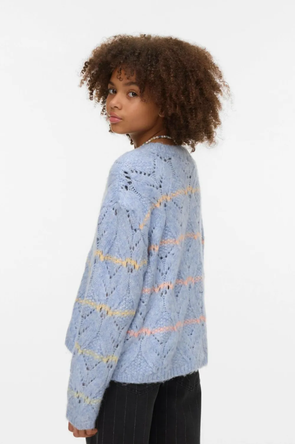 Vero Moda Girl Trøjer & Cardigans>Pullover vmNew Hatty Brunnera blue