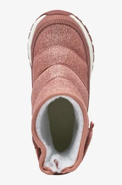 Viking Vinterfodtøj|Boots, Støvler & Snørestøvler>Vinterstøvler Equip Glitter Warm WP Pull on Pink