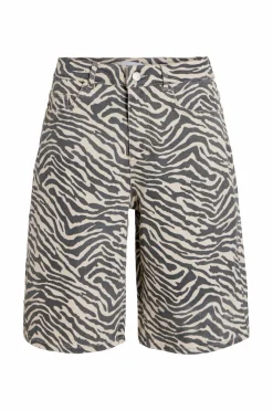 Vila Denimshorts viChia HW Long Denim Shorts Birch Hot