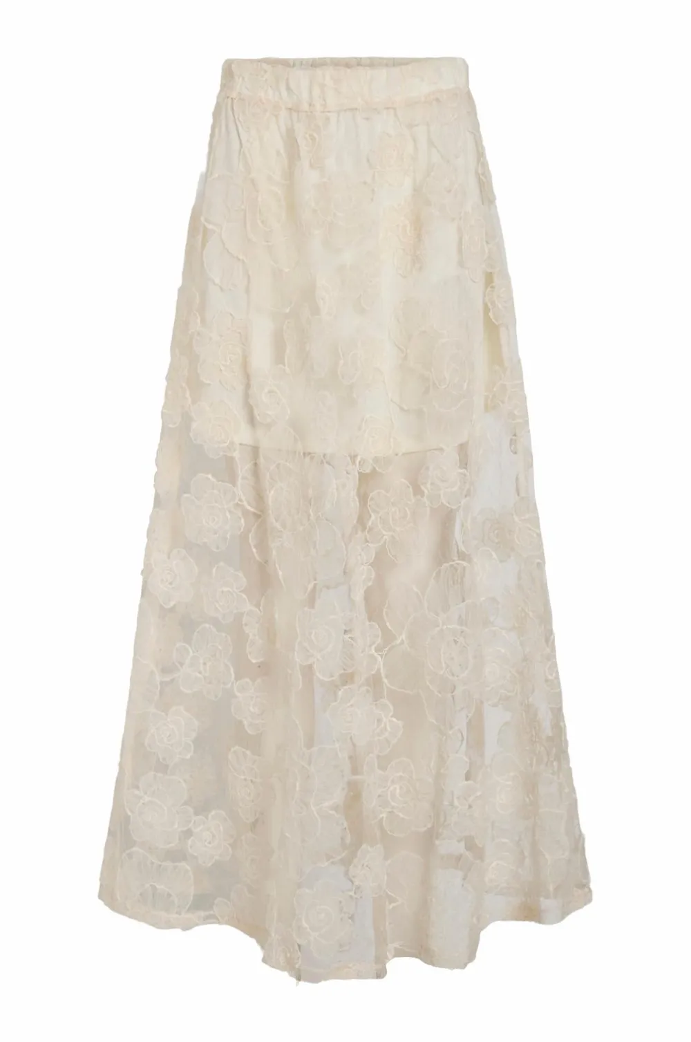 Vila Nederdele>Maxi nederdel viKaria HW Lace Midi Skirt Birch