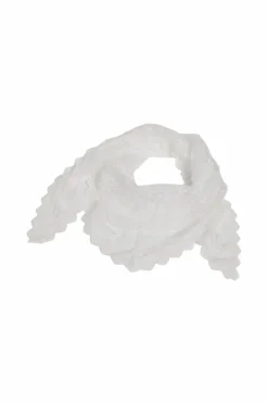 Vila Tørklæde viAliva Lace Snow white Hot