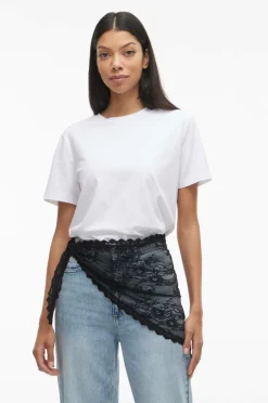 Vila Tørklæde viAliva Lace Black Outlet