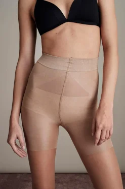 Vogue Støttestrømpebukser Ladies Den Pantyhose, Lift Up Support 20den - medium support Suntan Hot