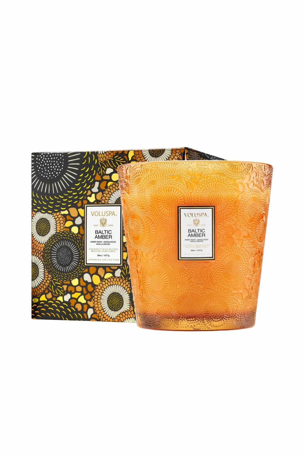 Voluspa Rumduft>Baltic Amber Boxed Luxe Jar Candle 80H No Color