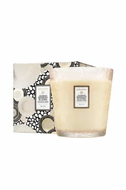 Voluspa Jasmine Midnight Blooms Boxed Luxe Jar Candle 80H No Color Discount