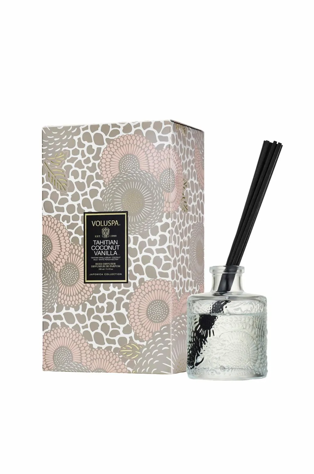 Voluspa Tahitian Coconut Vanilla Reed Diffuser 100ml Ingen farve Clearance