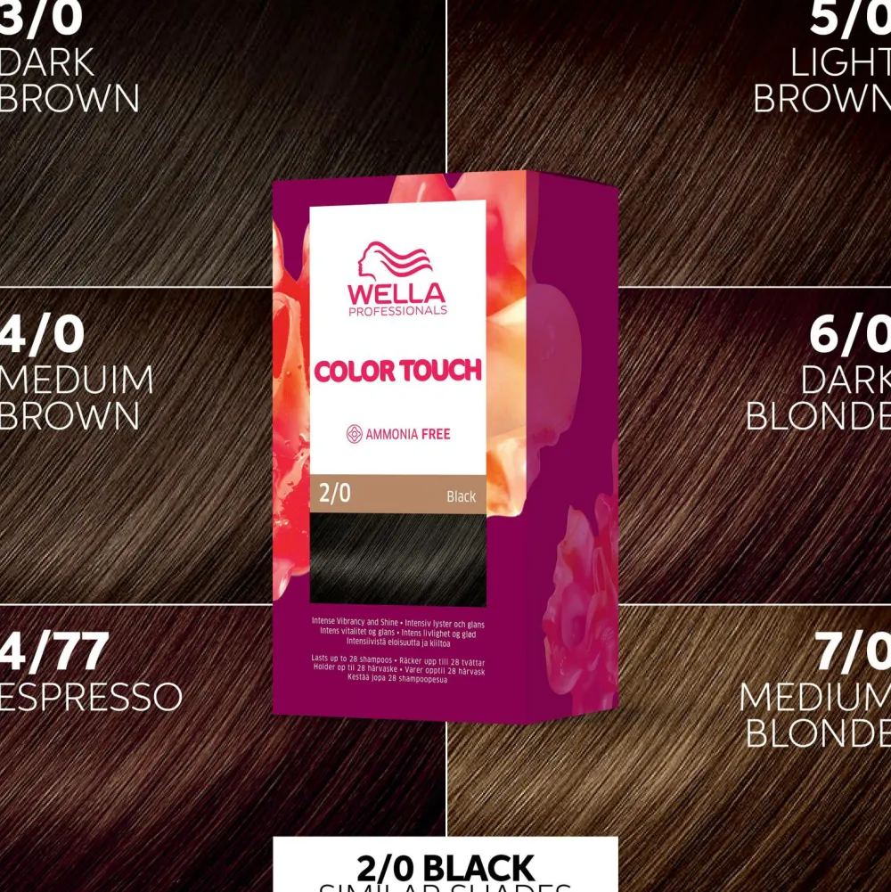 Wella Professionals Color Touch Pure Naturals 130 ml Black 2/0