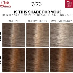 Wella Professionals Color Touch Pure Naturals 130 ml Golden tobacco 7/73 New