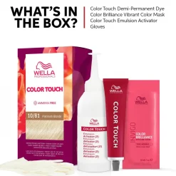 Wella Professionals Color Touch Pure Naturals 130 ml Golden tobacco 7/73 New