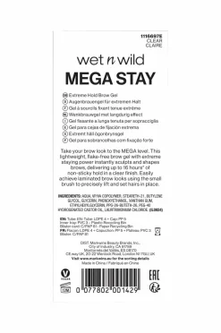 Wet n Wild Øjenbryn>Mega Stay Extreme Hold Brow Gel No Color