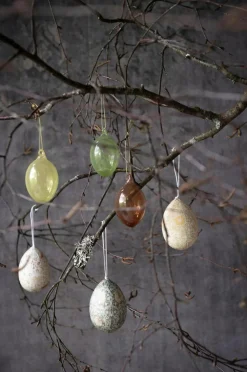 Wikholm Form Glass Egg i æske Gul Outlet