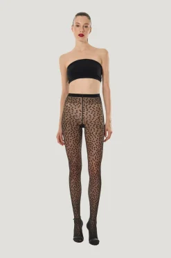 Wolford Strømpebukser Sweet Dots Black Sale