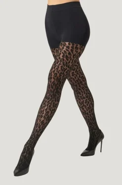 Wolford Strømpebukser Leo Control Top Black Clearance
