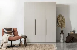 WOOOD Garderobeskab 3 låger Rens Pebble grey Hot