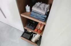 WOOOD Garderobeskab 3 låger Rens Pebble grey Hot