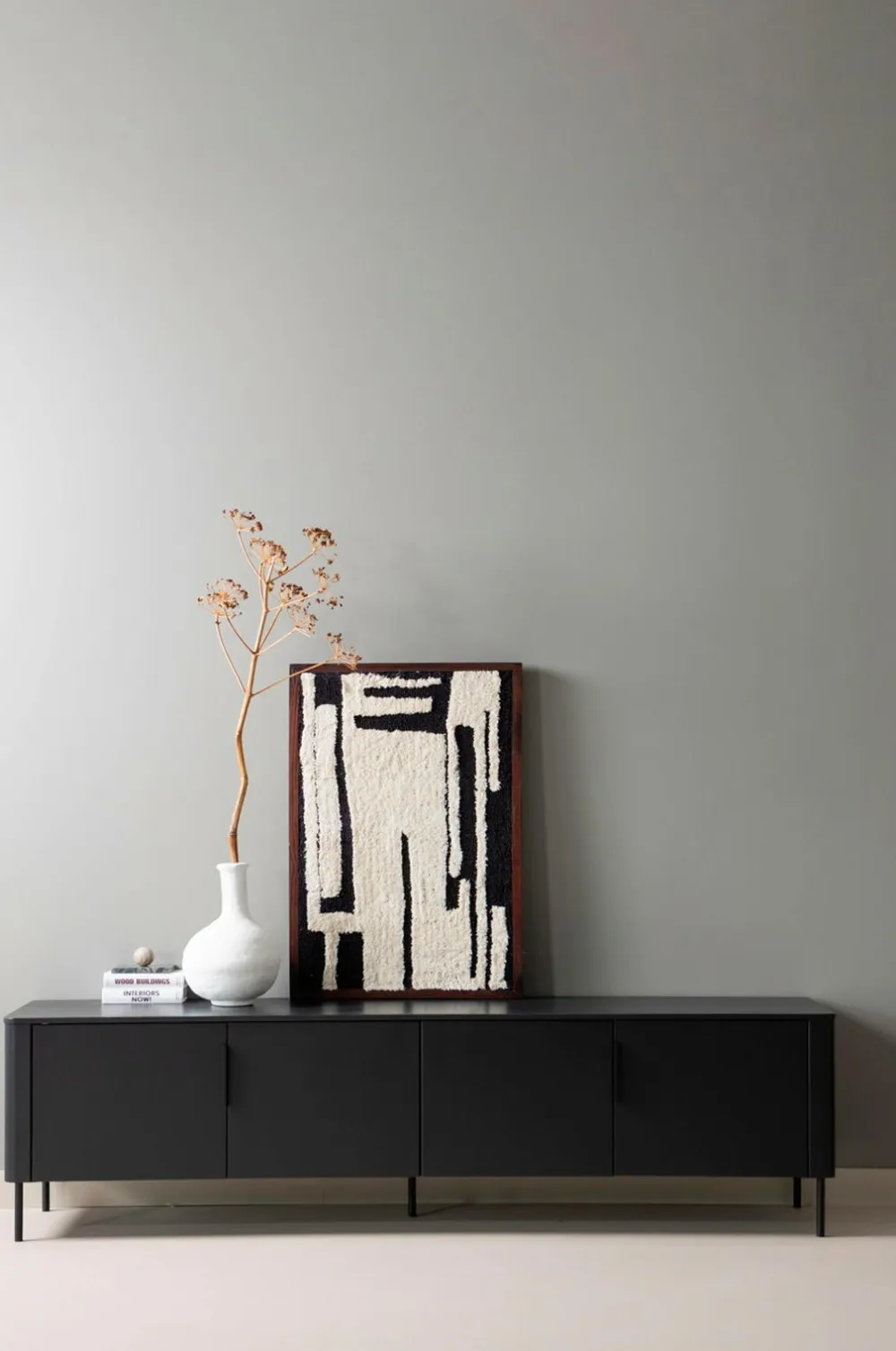 WOOOD Tv-Bænke>Gunnar Tv-møbel Mat sort