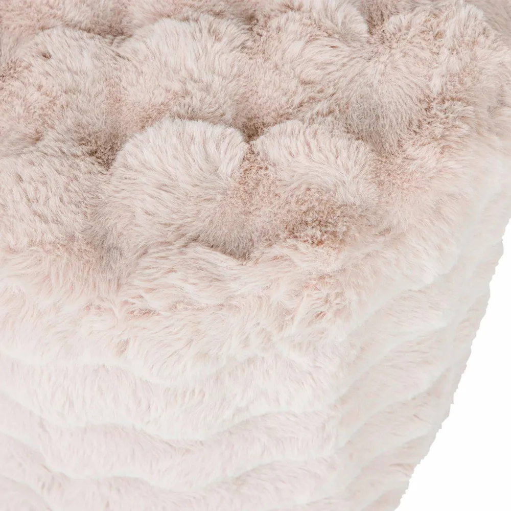 WOOOD Oven Pouf High Naturlig Outlet