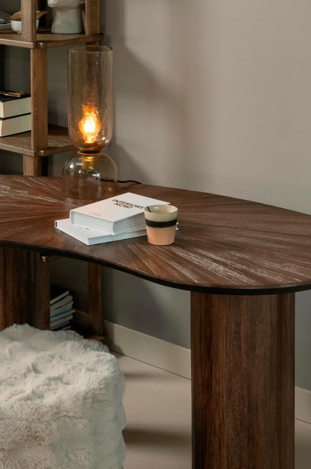 WOOOD Oven Pouf High Naturlig Outlet