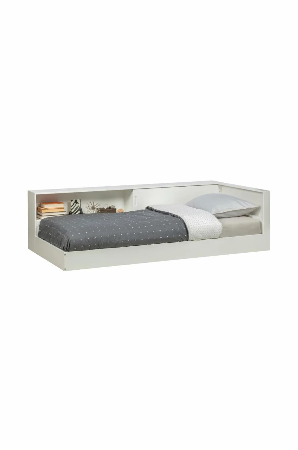 WOOOD Seng m opbevaringsmulighed Connect Hvid Discount