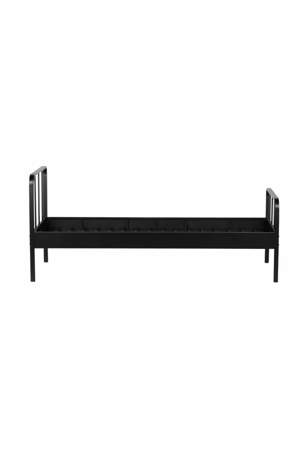 WOOOD Seng Mees 90x200 cm Sort Discount